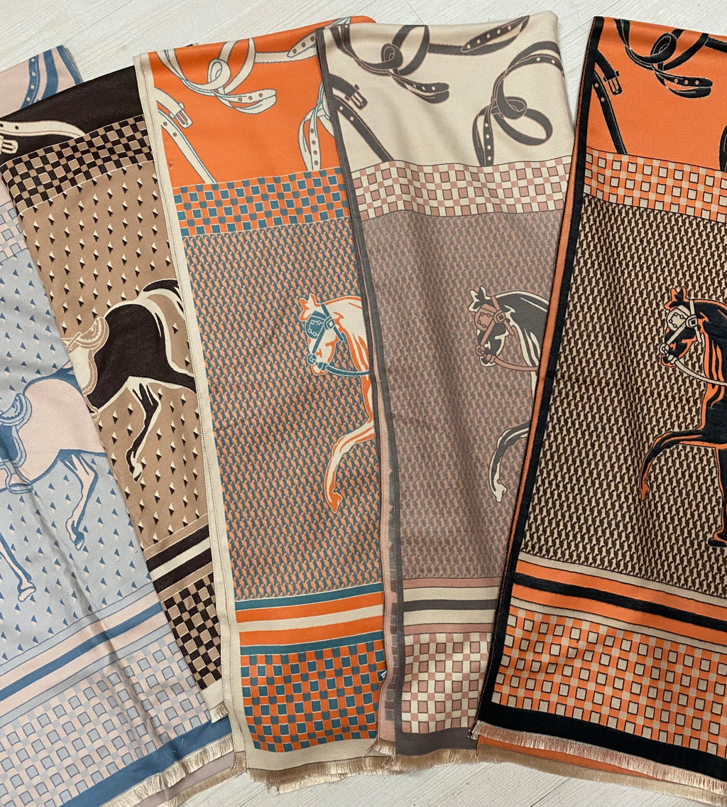 Equestrian Harness Bit Wrap/Scarf