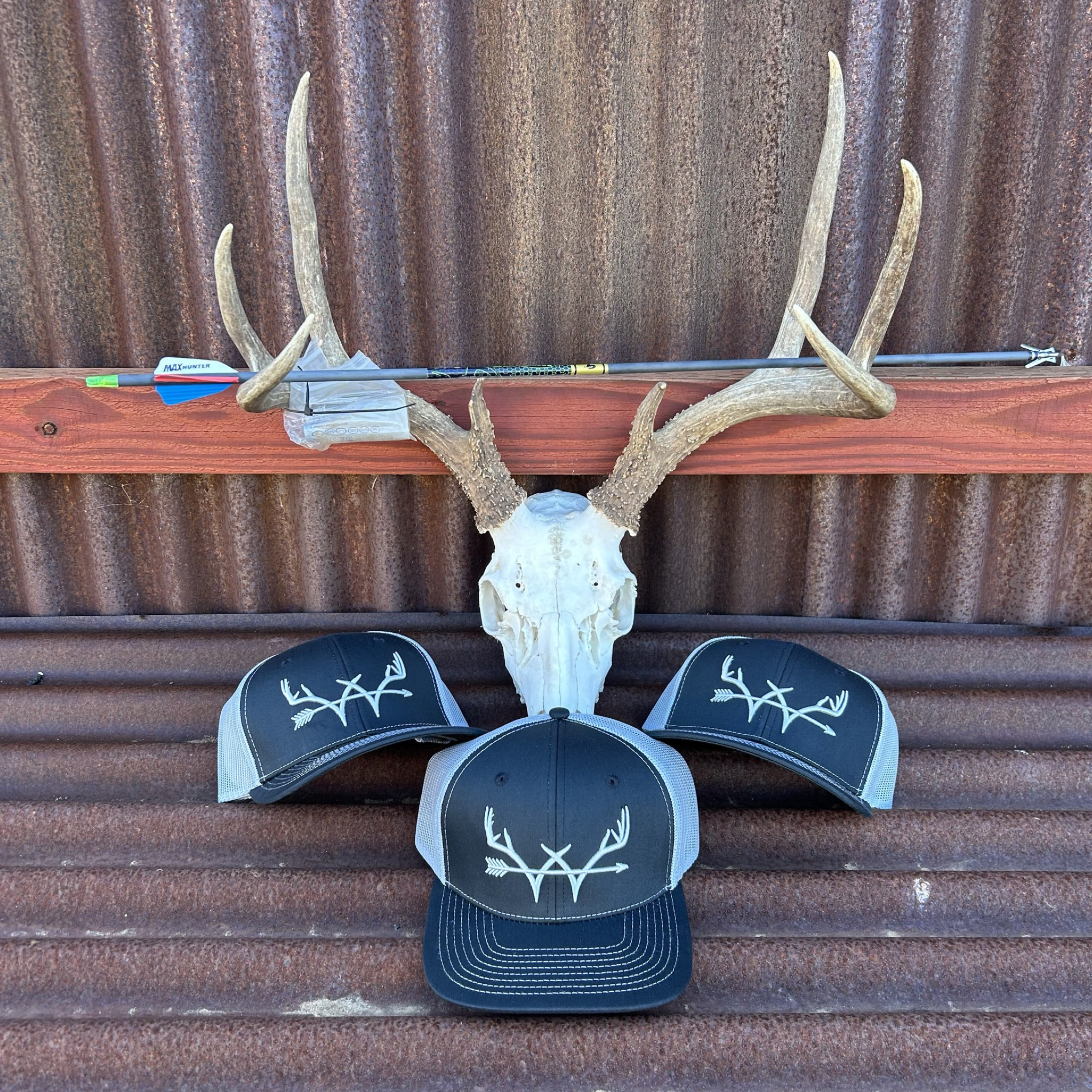 Cowboy Antler Trucker Cap