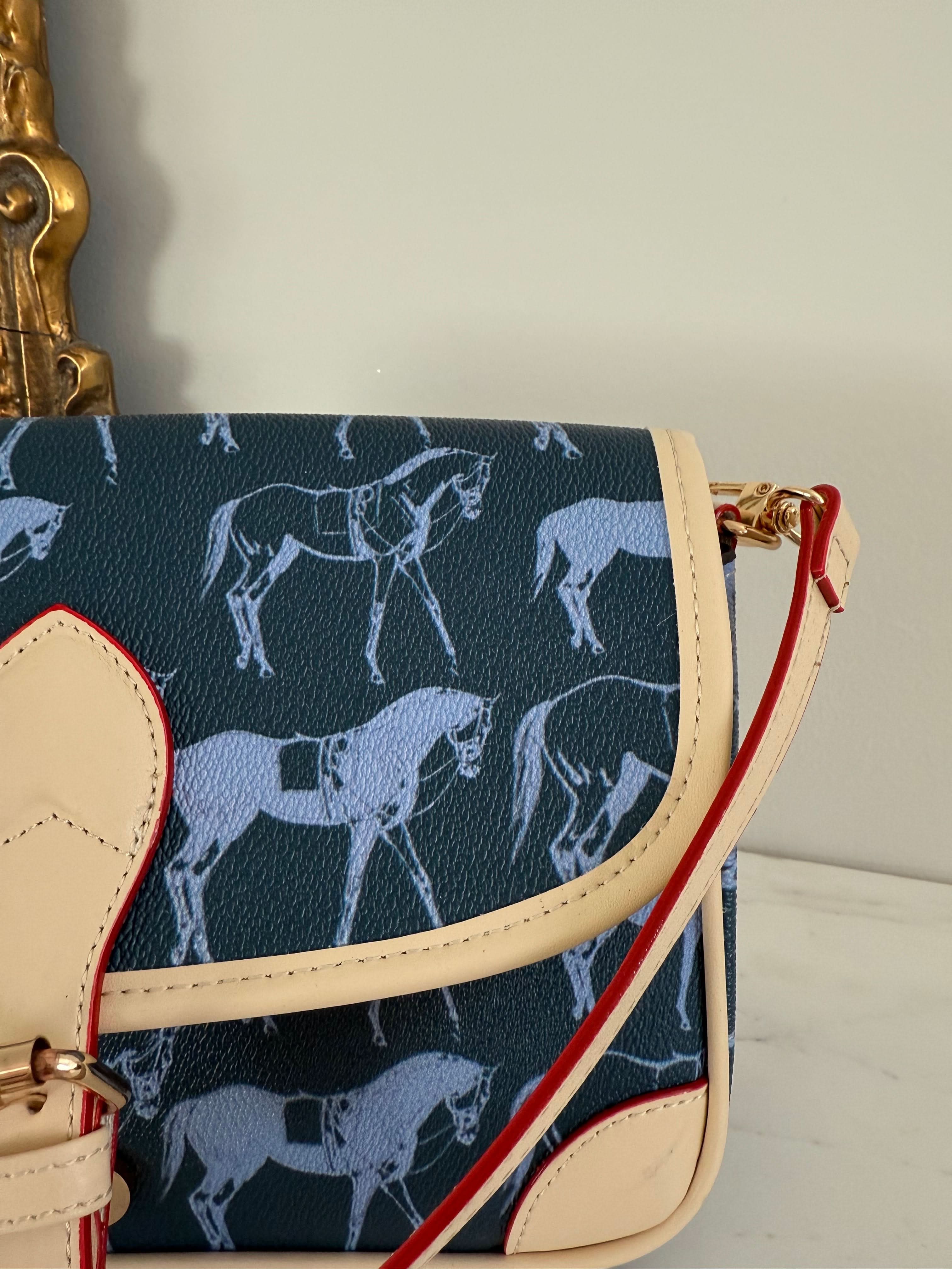 Blue Horses Handbag