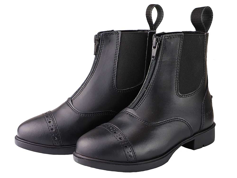 Kids' Zip Up Synthetic Paddock Boots