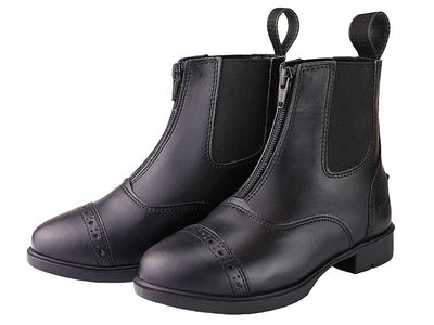 Kids' Zip Up Synthetic Paddock Boots