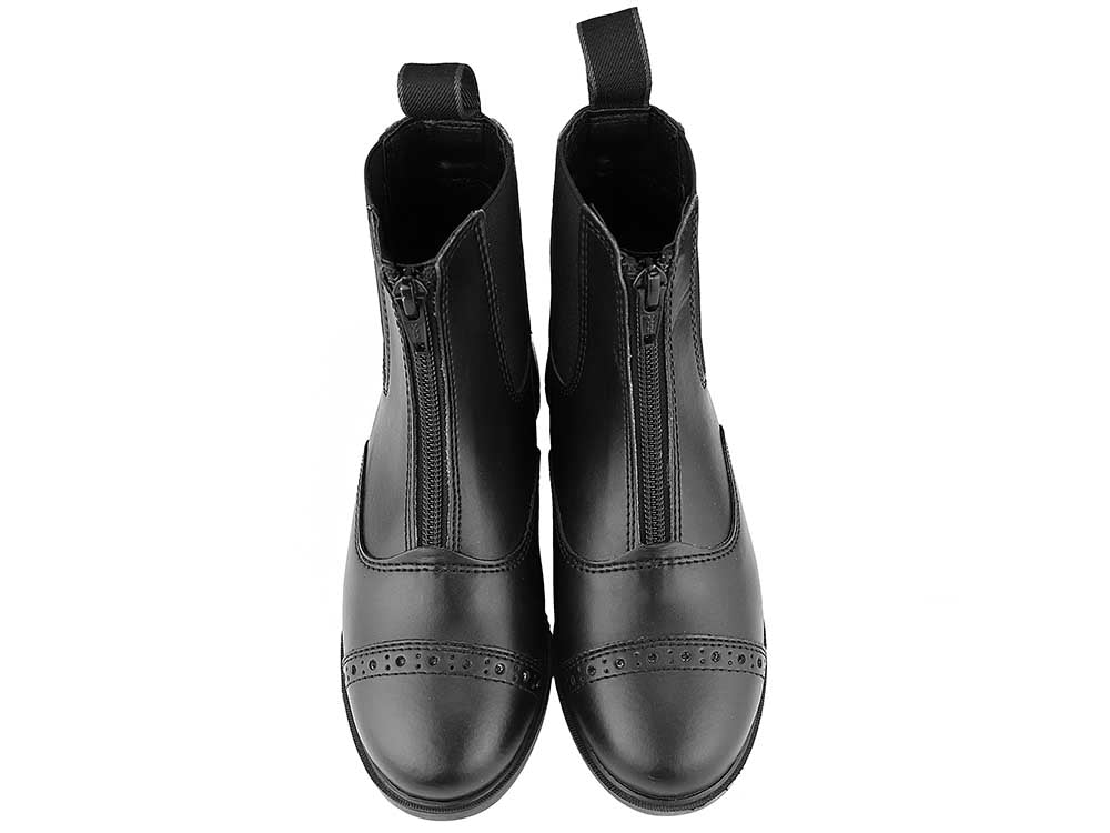 Kids' Zip Up Synthetic Paddock Boots