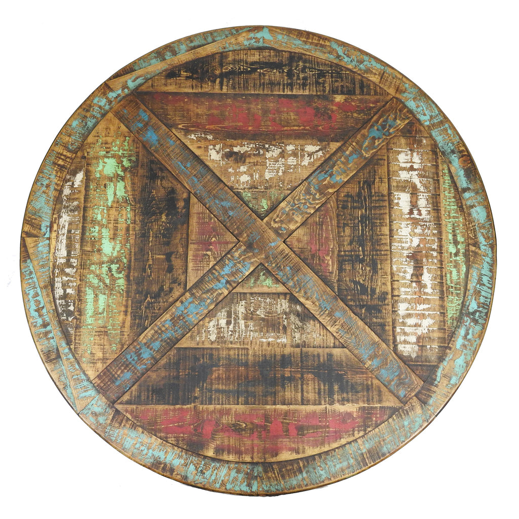 Cabana Round Rustic Dining Table
