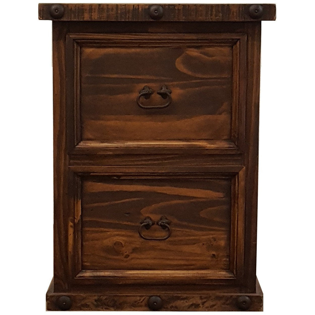 Oasis Short Rustic File Cabinet