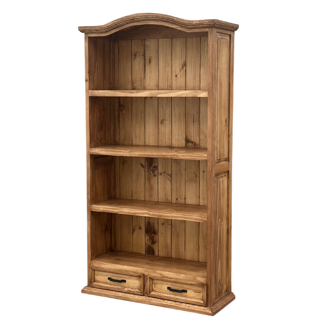 Traditional Small Rustic Bookcase