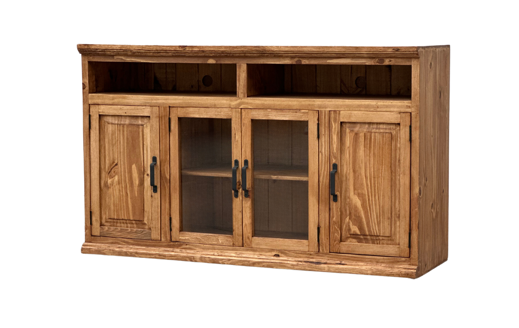 Santa Cruz Rustic Entertainment Center 3 Pcs