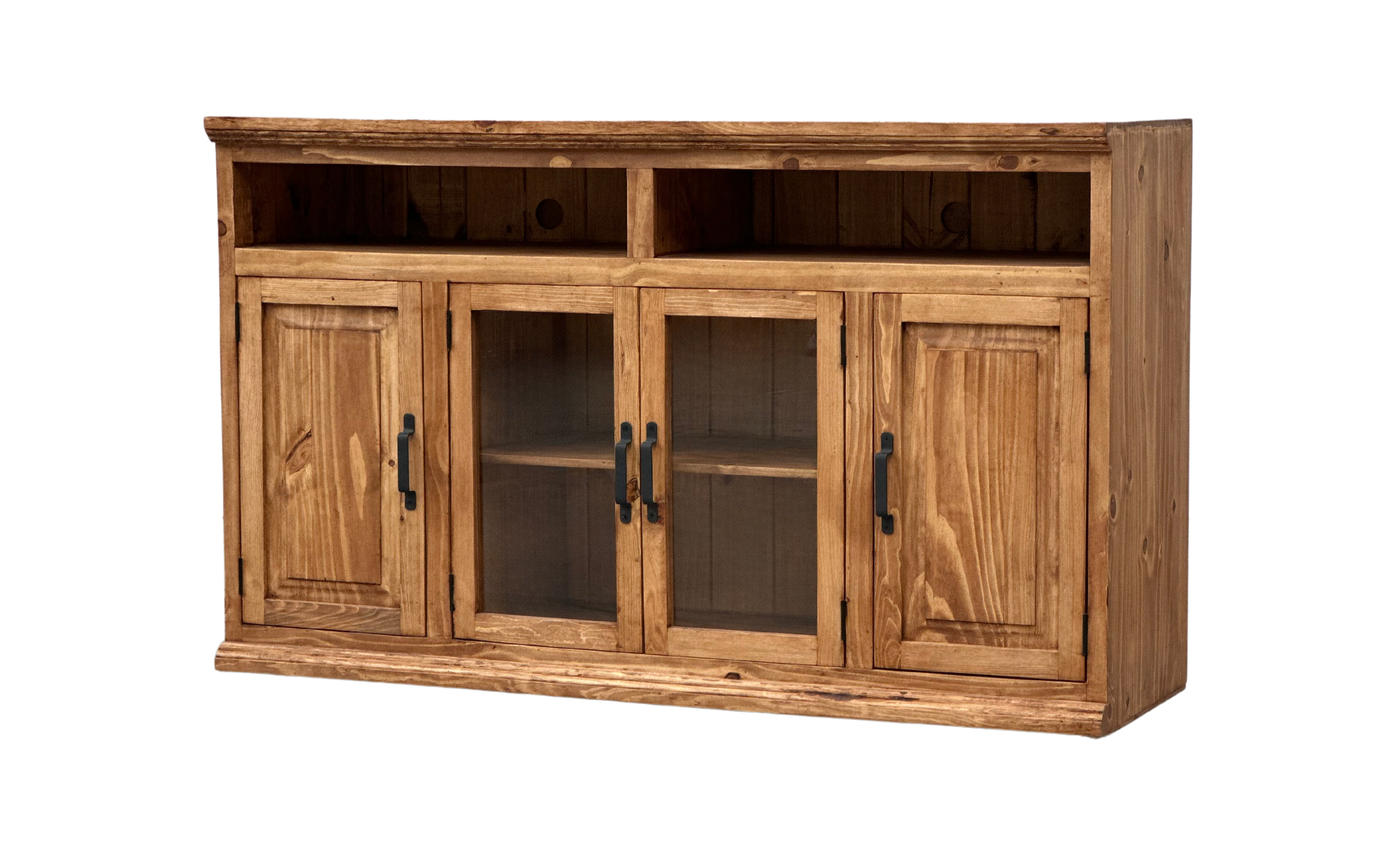 Santa Cruz Rustic Entertainment Center 3 Pcs