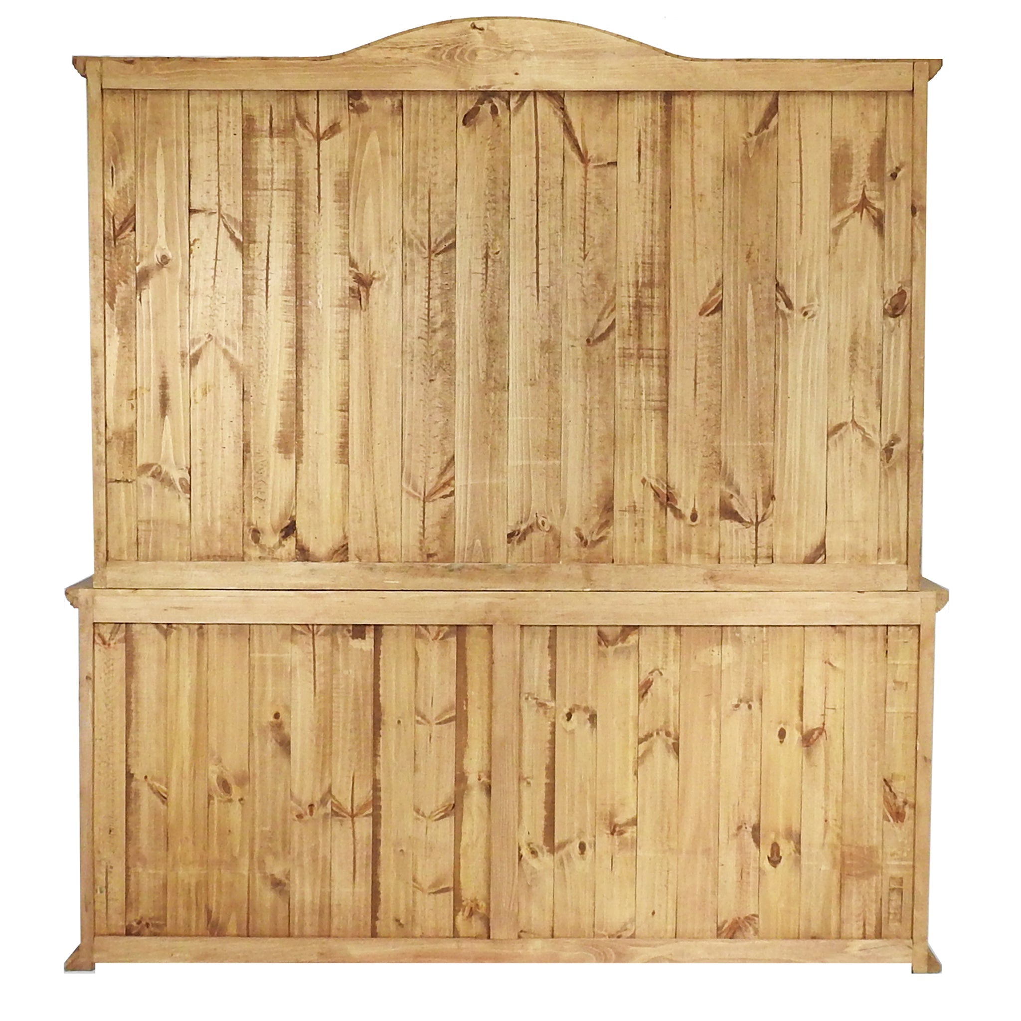 Traditional Large Rustic Hutch & Buffet