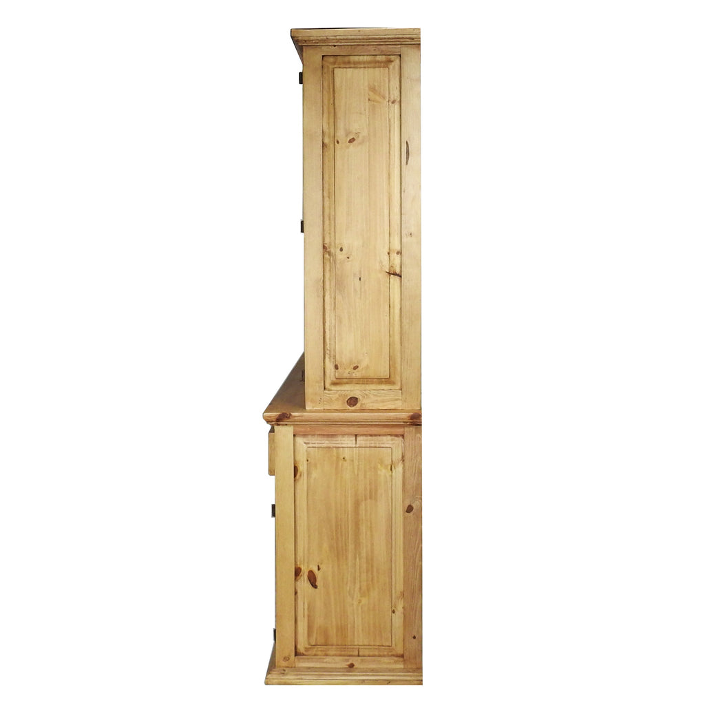 Traditional Large Rustic Hutch & Buffet