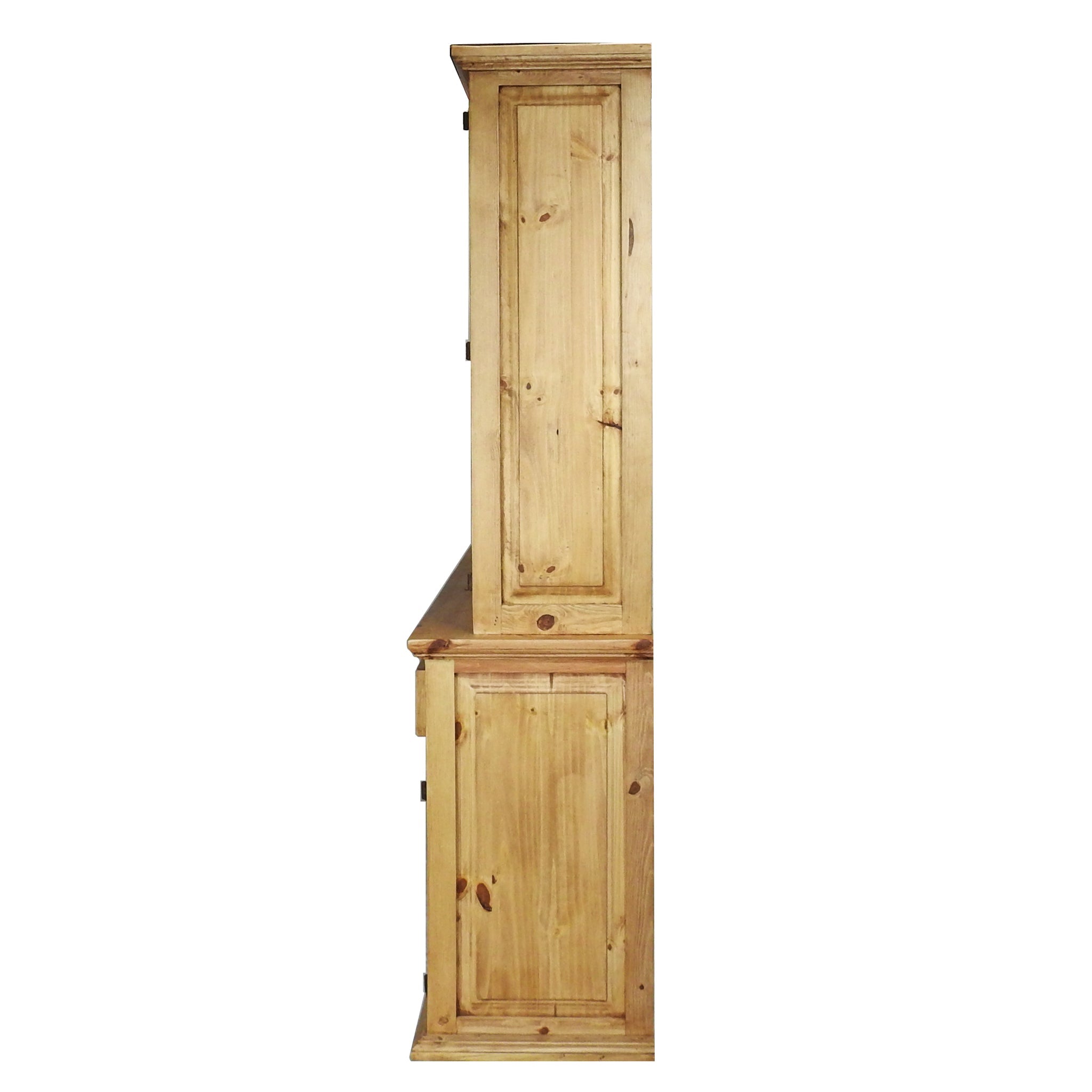 Traditional Large Rustic Hutch & Buffet