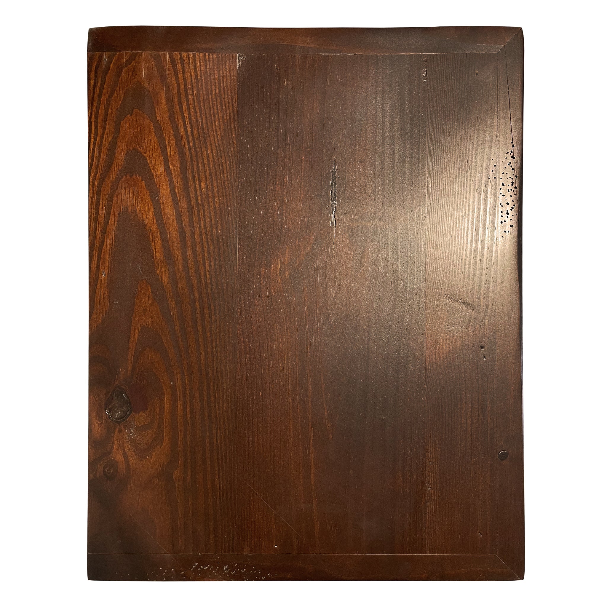 Traditional Small Rustic Nightstand in Mesquite Finish