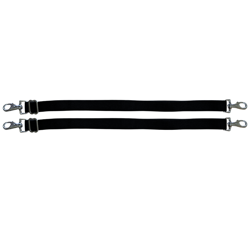 AJ Tack Elastic Replacement Blanket Leg Strap Pair