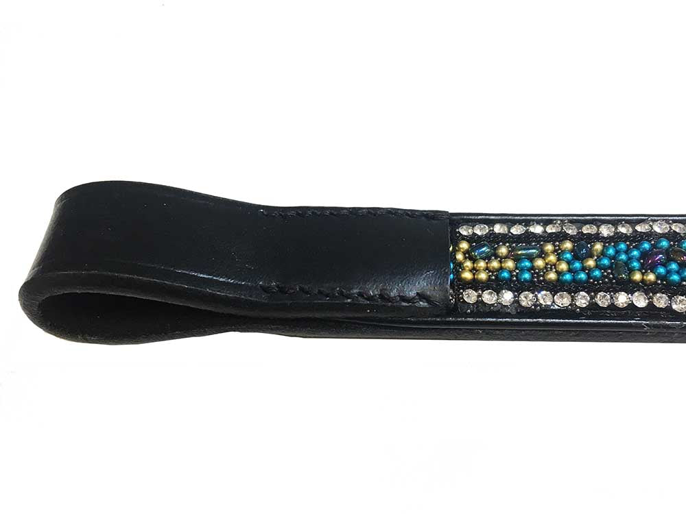Peacock Beads Browband