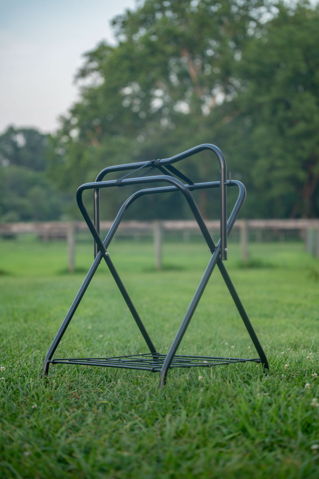 AJ Tack Freestanding Full Size Portable Horse Saddle Rack – Crutcher's ...