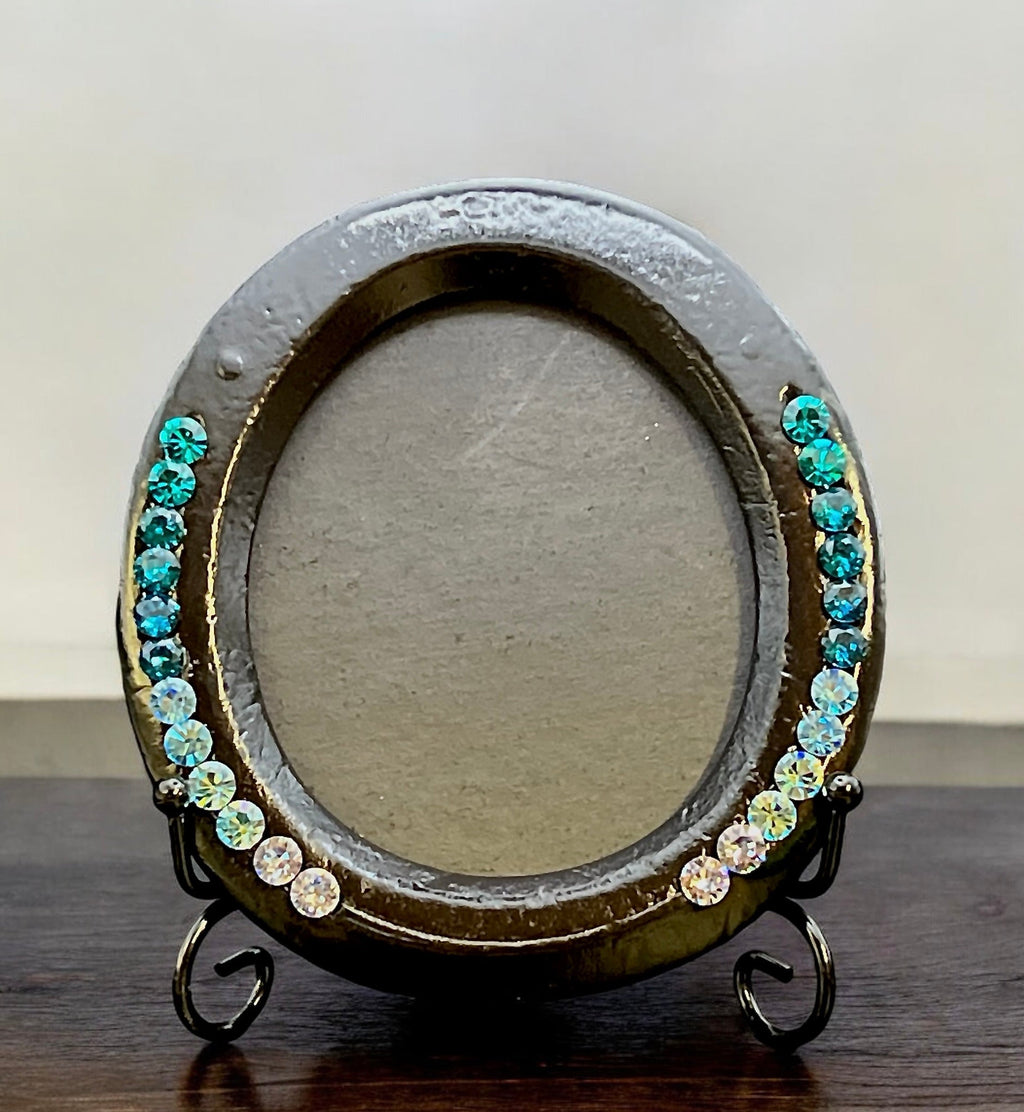 Bejeweled Horseshoe Photo Frames