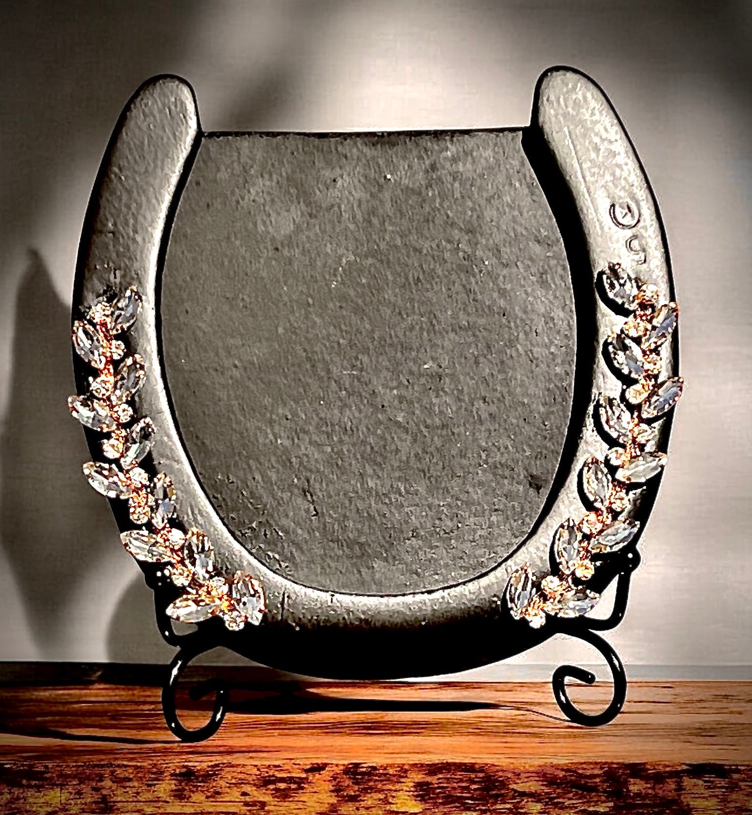 Bejeweled Horseshoe Photo Frames