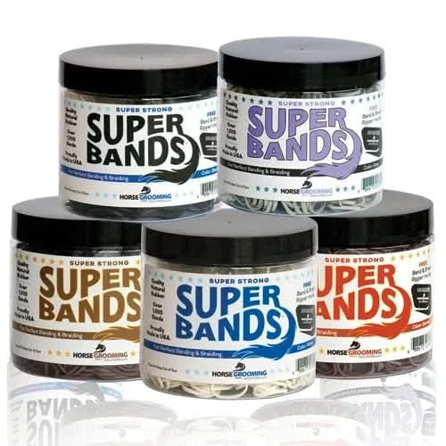 Super Rubber Bands for Braiding and Banding Super Natural Bands by Healthy HairCare