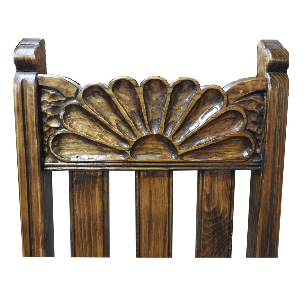 5'x5' Southwest Square Dining Table and 8 Southwest Brown Chair
