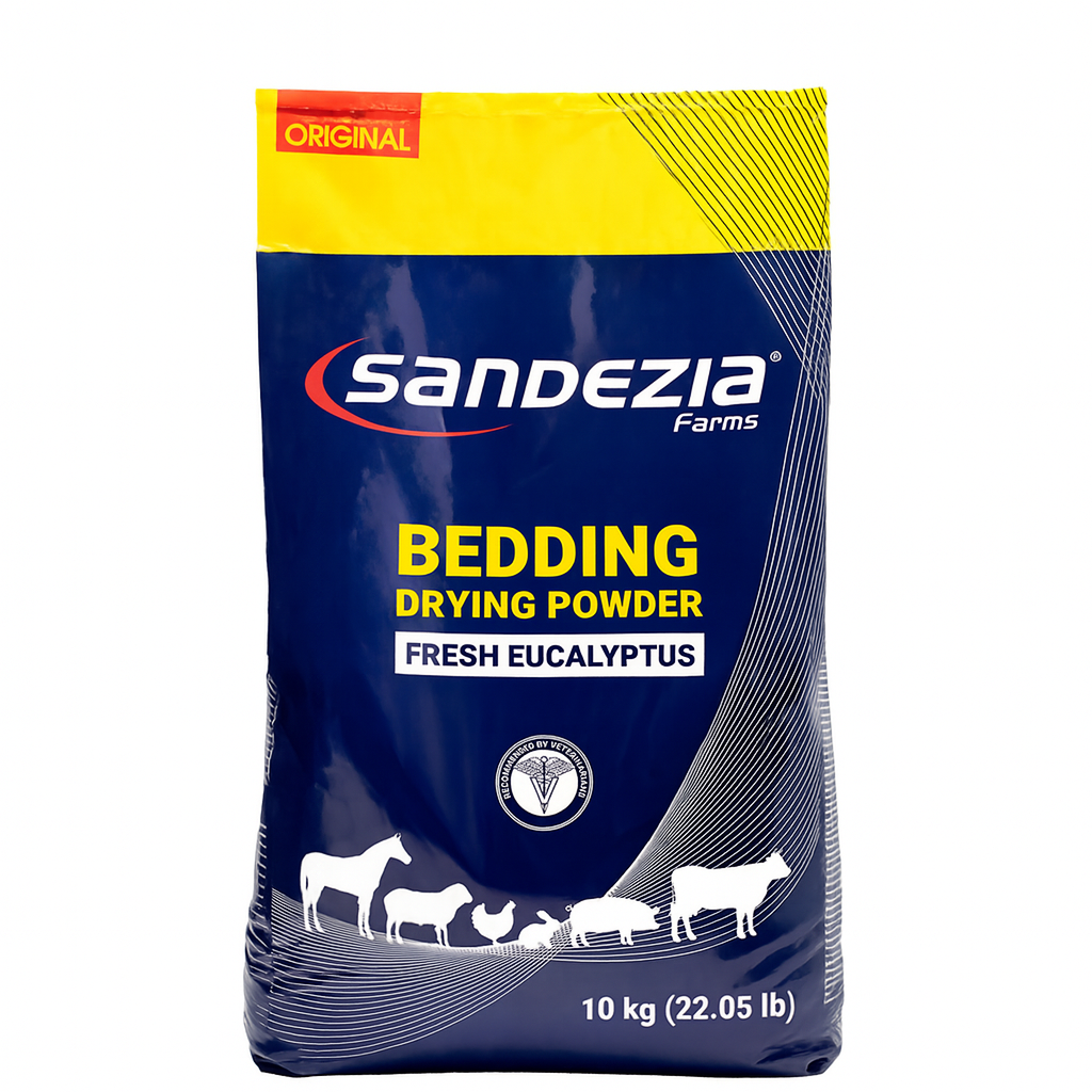 Sandezia Stable Drying Powder - Order Eliminator, Fresh Eucalyptus