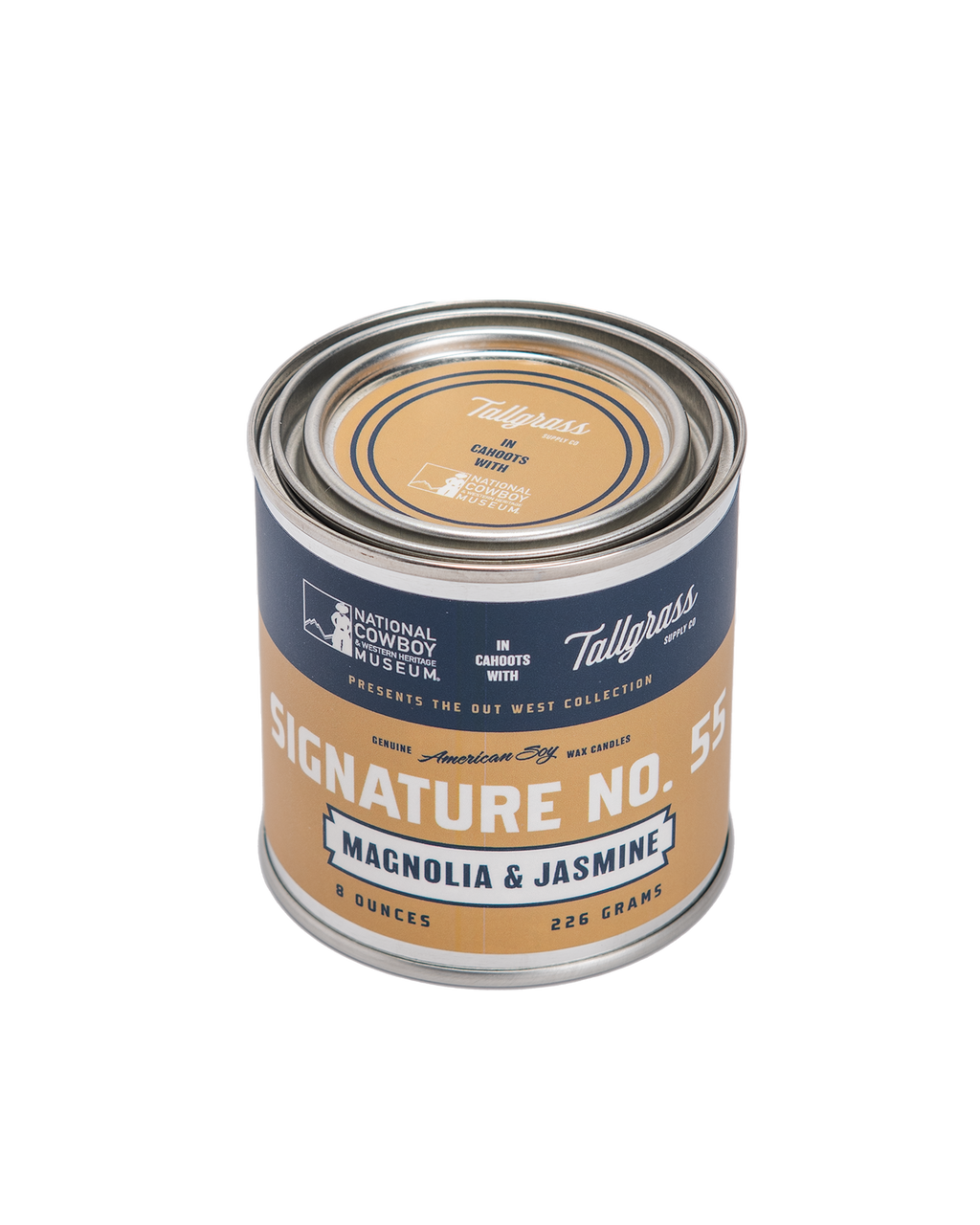 Signature No. 55: Magnolia + Jasmine Soy Wax Candle