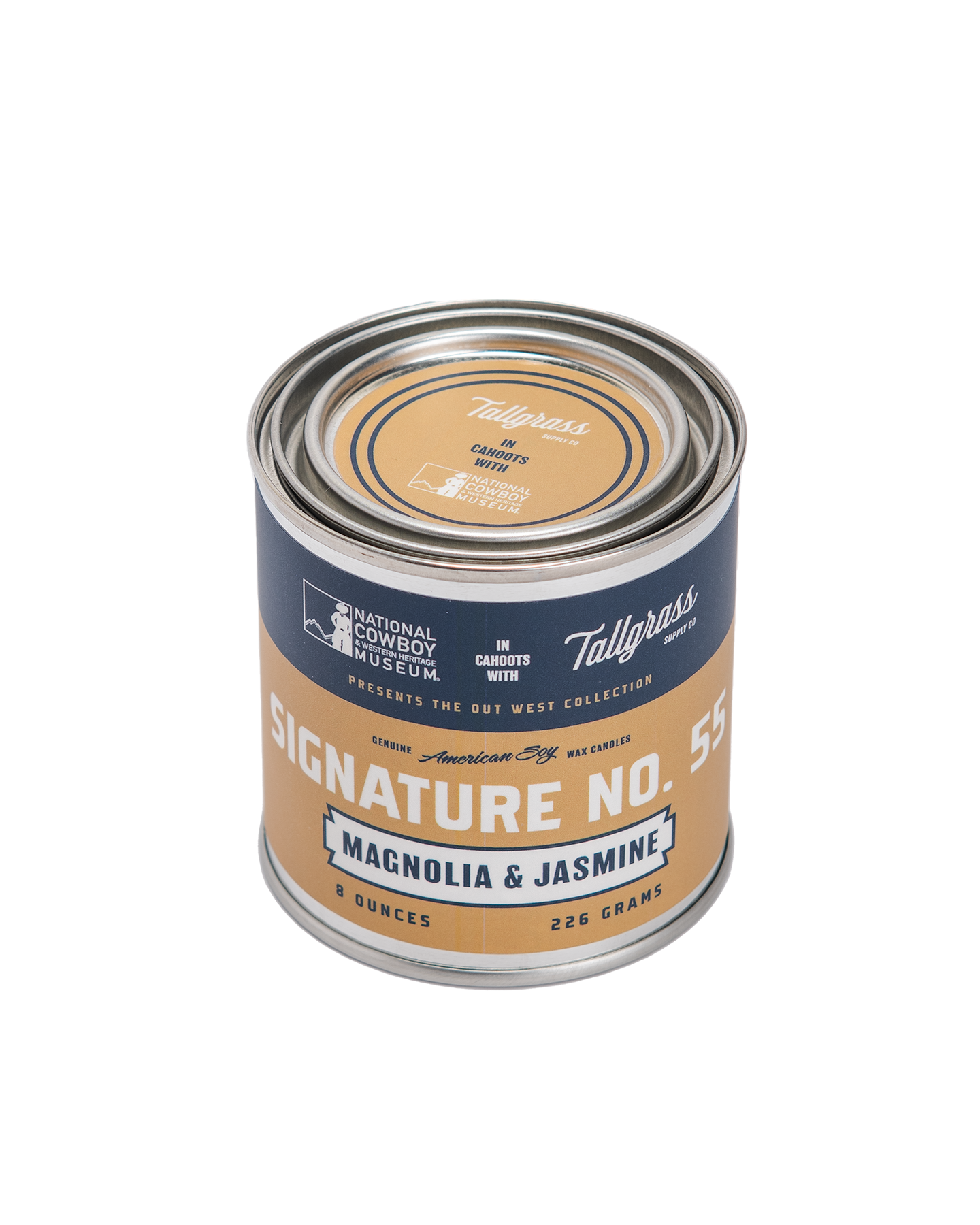 Signature No. 55: Magnolia + Jasmine Soy Wax Candle