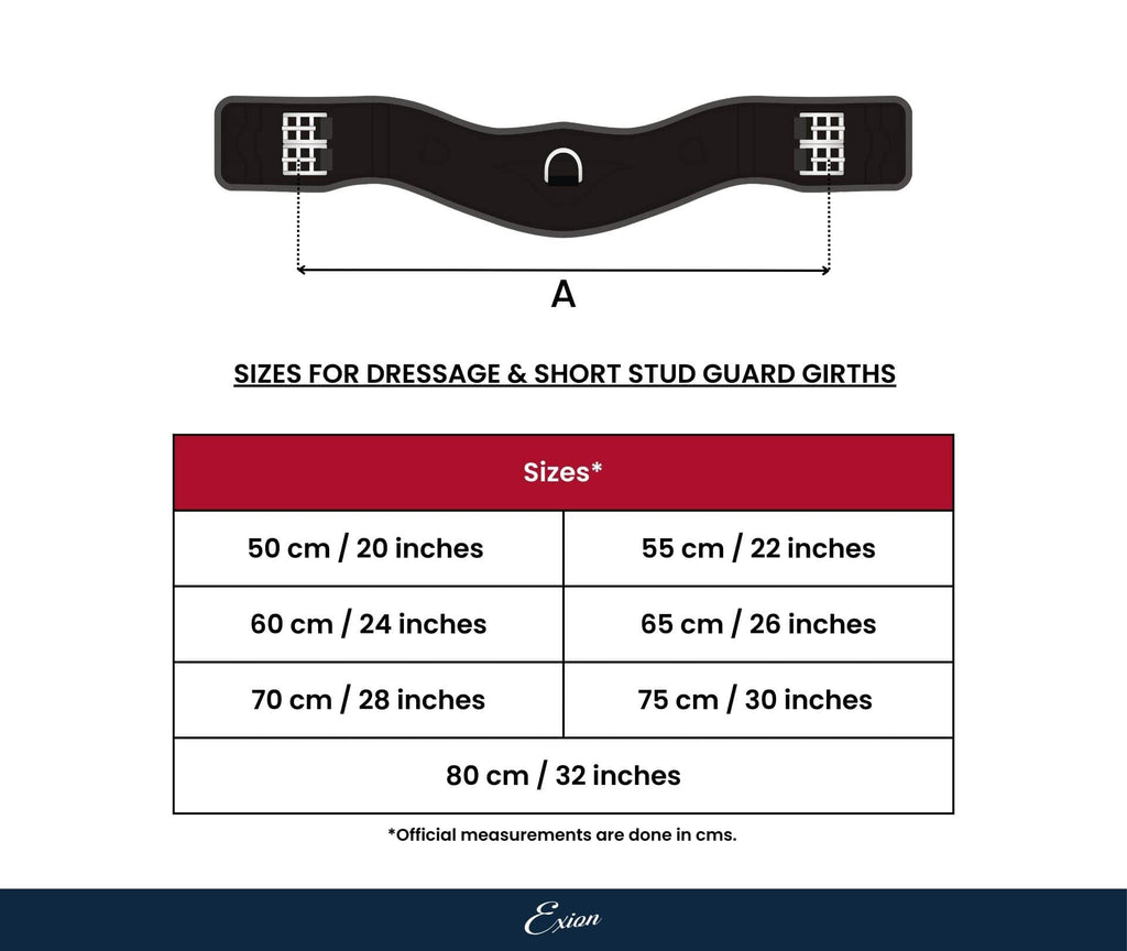 ExionPro Short Stud Guard Girth