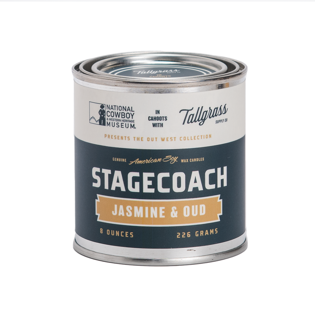 Stagecoach: Jasmine + Oud Soy Wax Candle