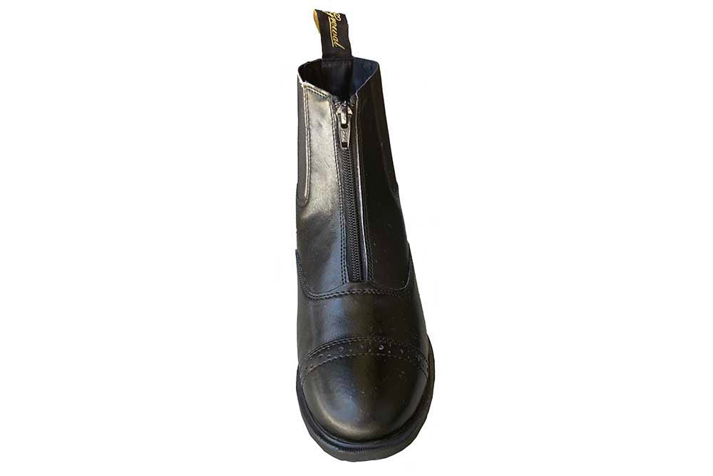 Zip-Up Synthetic Leather Women's Paddock Boots