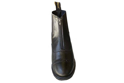 Zip-Up Synthetic Leather Women's Paddock Boots