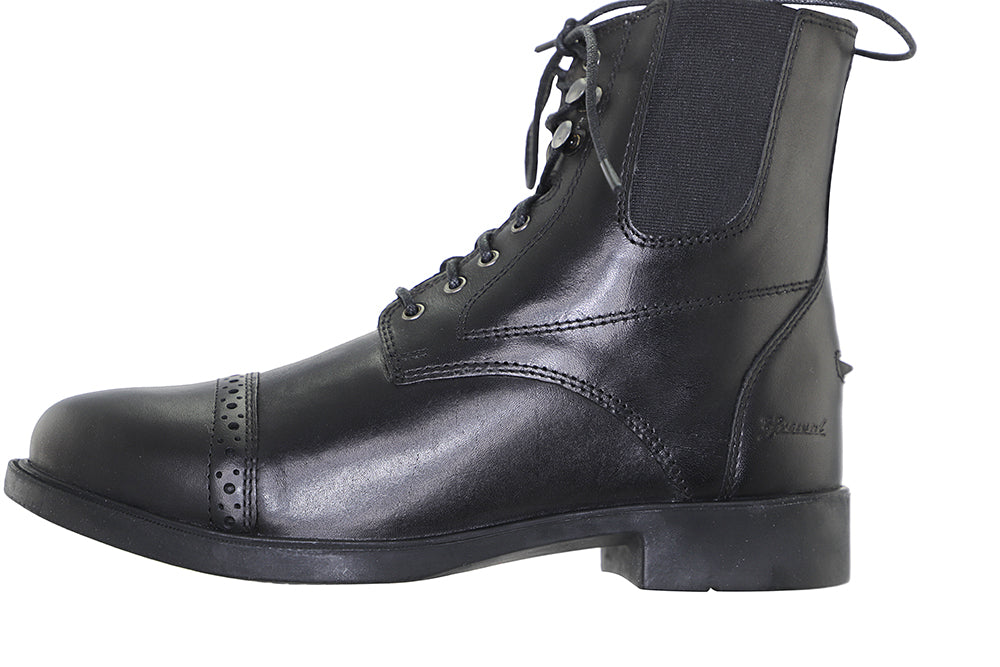 Lace-Up Synthetic Leather Women's Paddock Boots