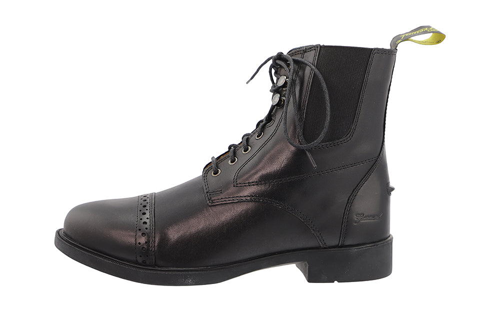 Lace-Up Synthetic Leather Women's Paddock Boots
