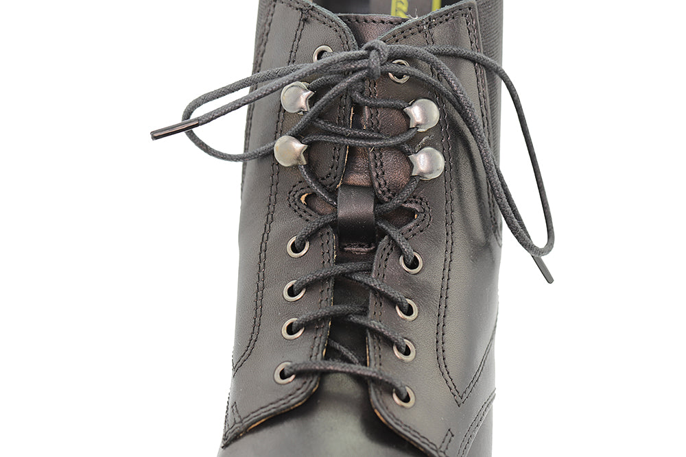 Lace-Up Synthetic Leather Women's Paddock Boots