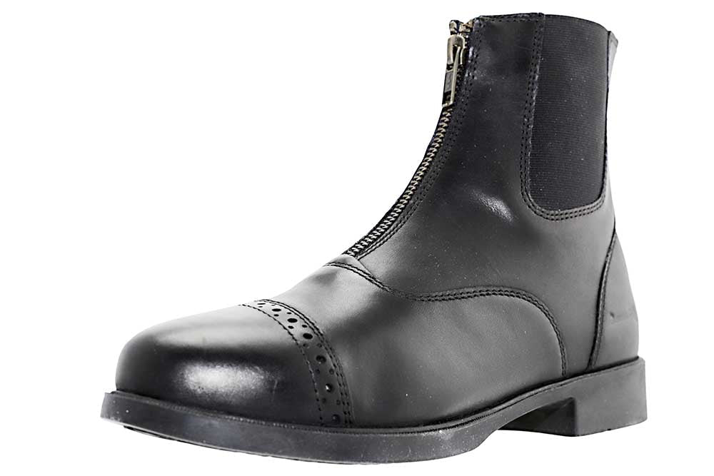 Zip-Up Leather Women's Paddock Boots