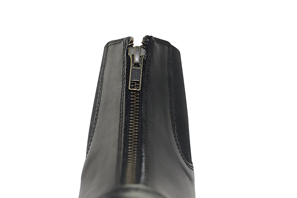 Zip-Up Leather Women's Paddock Boots