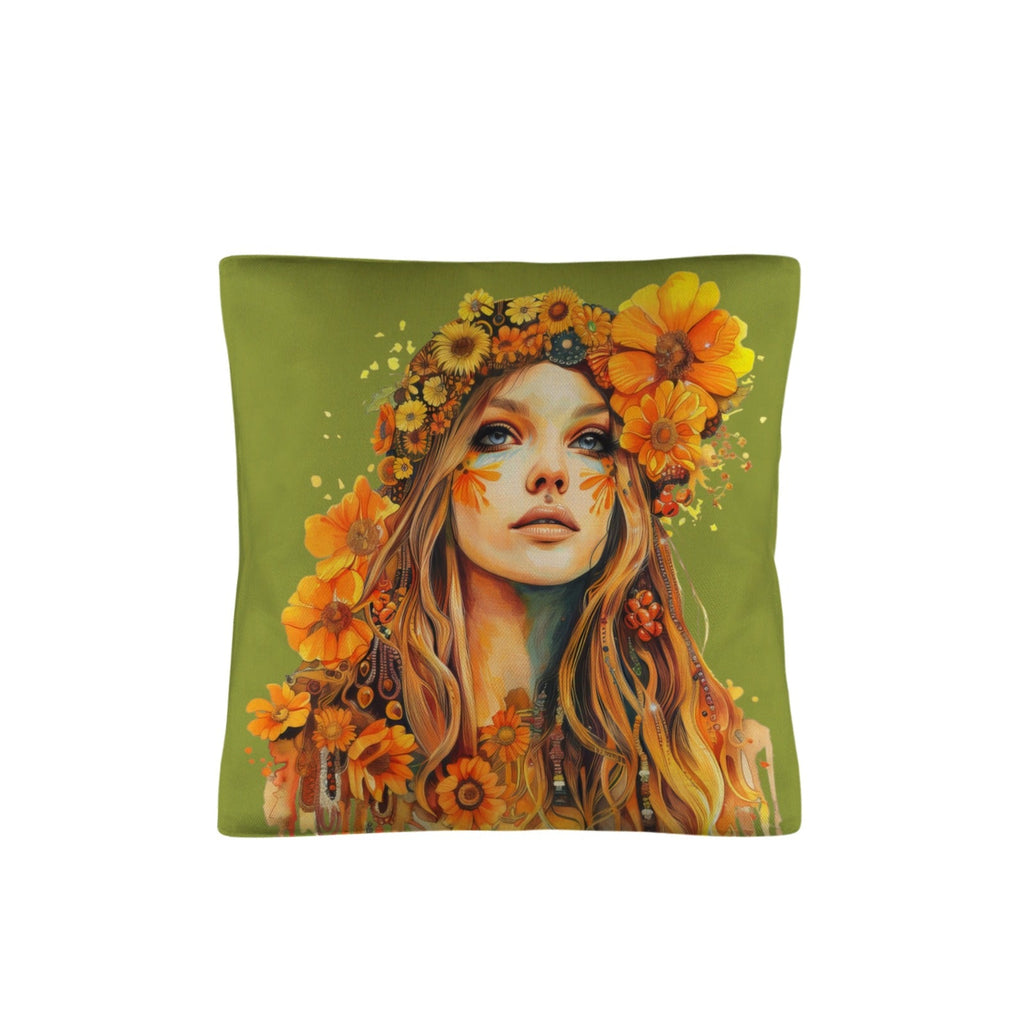 Boho Girl Pillow Case Made in America