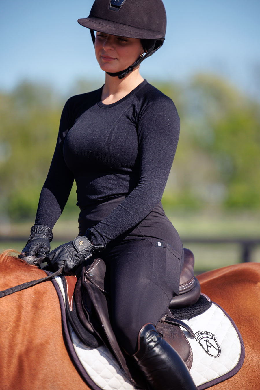 BTR Active Seamless Baselayer Riding Top