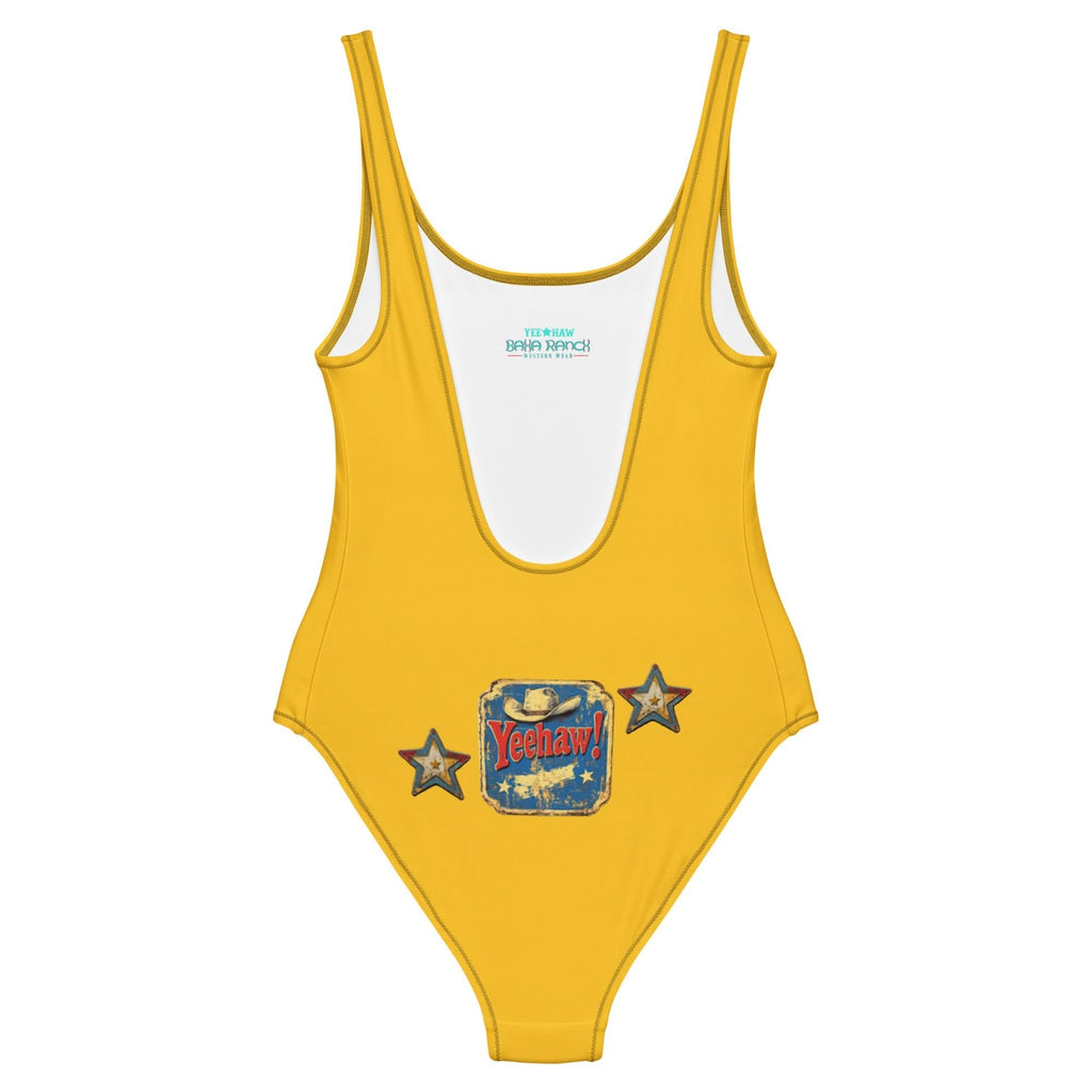 Yeehaw Ride 'Em Cowgirl One-Piece Swimsuit