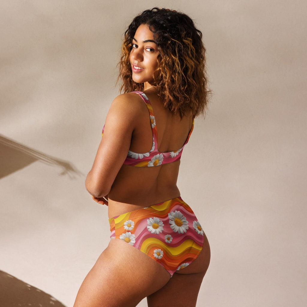 Yeehaw Groovy Floral Bikini