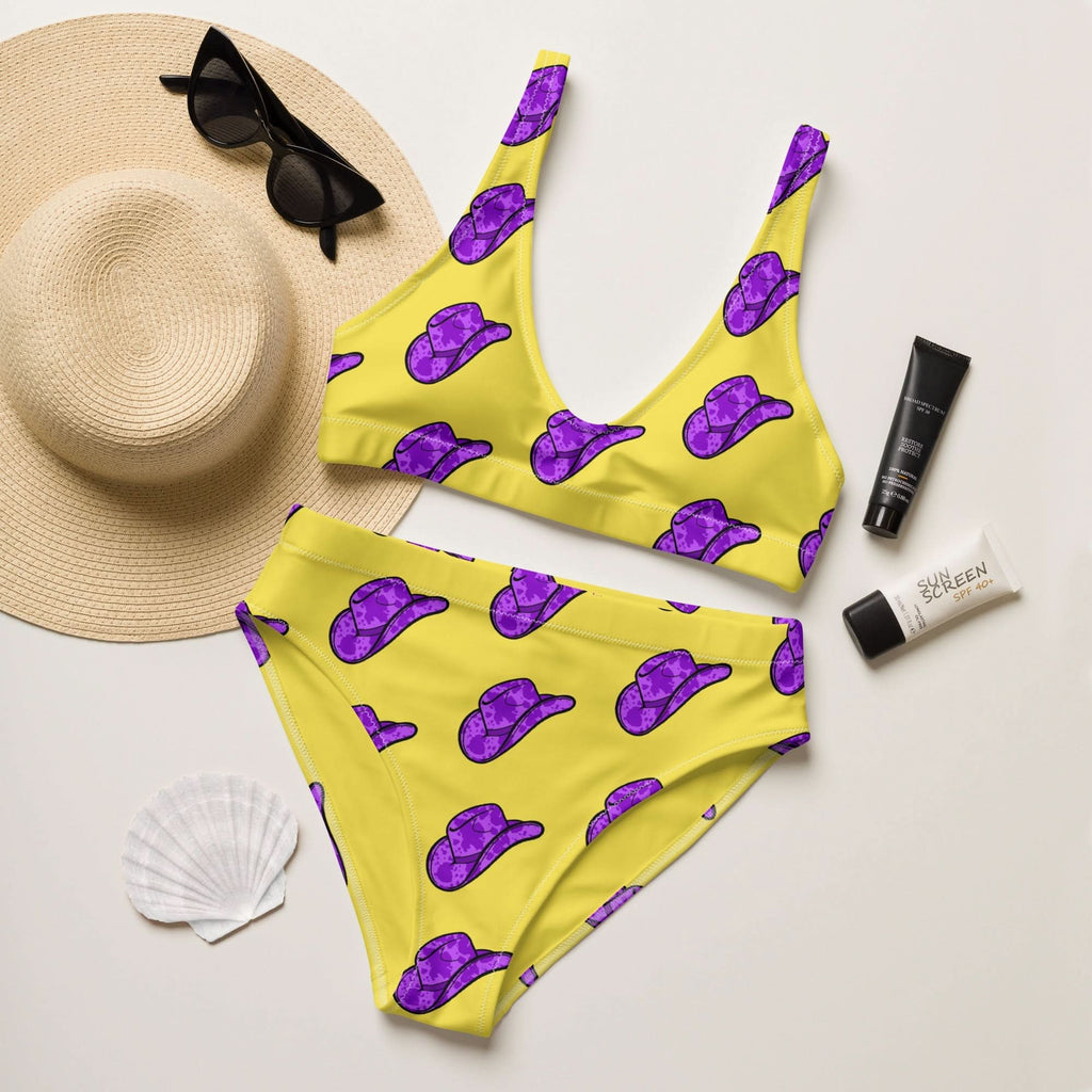 Yeehaw Purple Hat Bikini