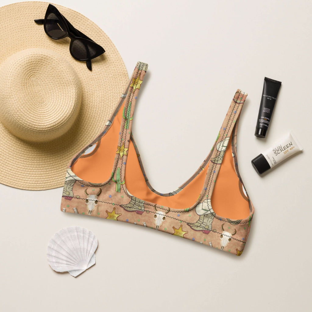 Yeehaw Desert Symbols Bikini Top