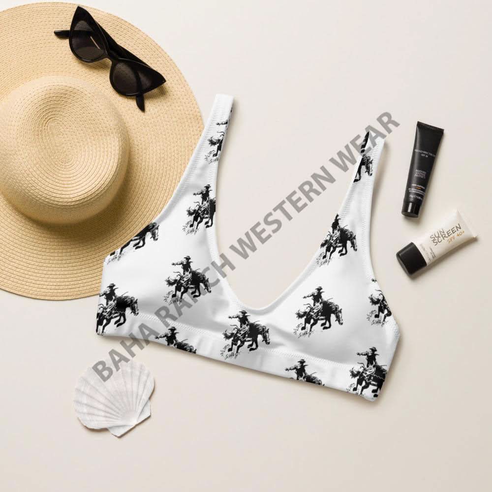Yeehaw Rodeo Cowboy Bikini Top