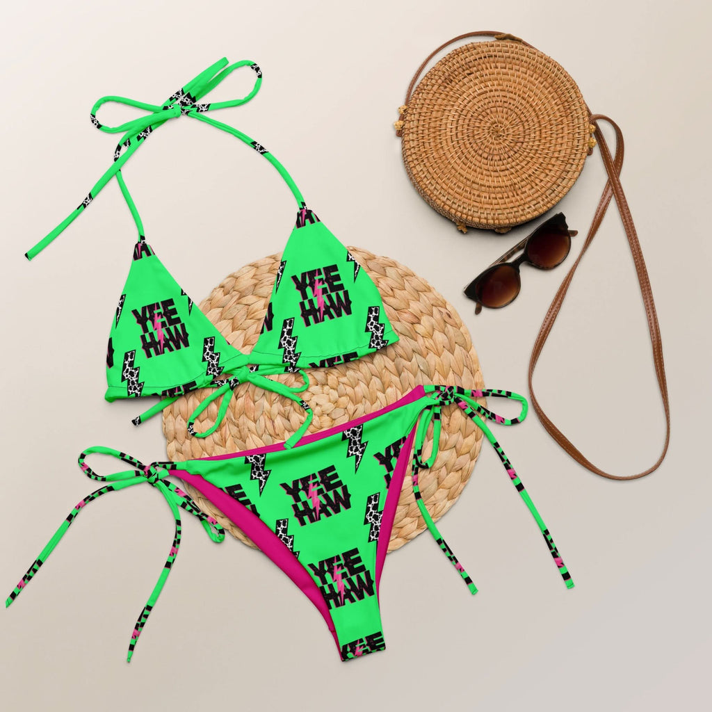Yeehaw Neon String Bikini