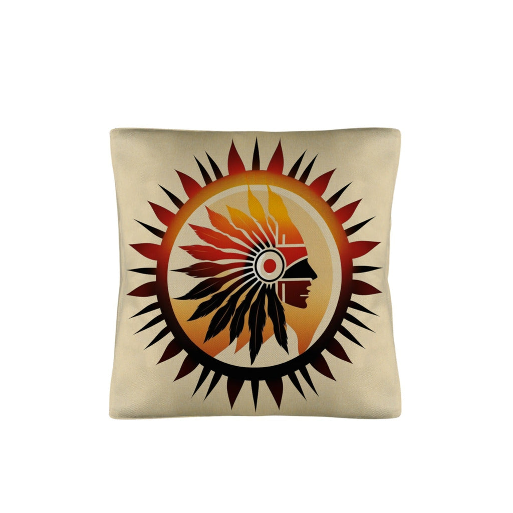 Native Sun Throw Pillow Case Made in America
