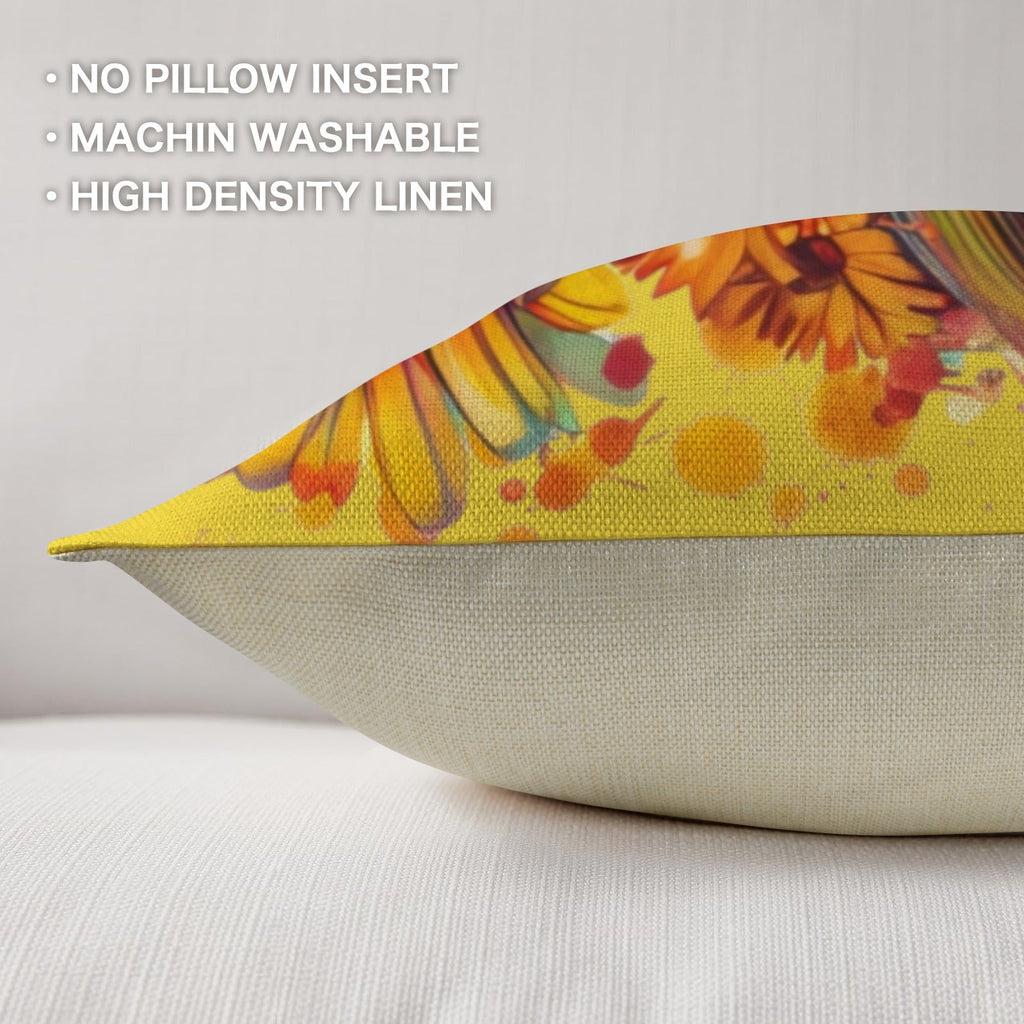 Retro Girl Pillow Case Made in America