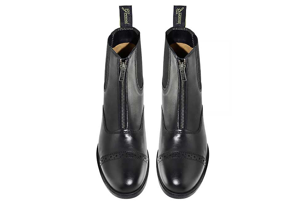 Zip-Up Leather Women's Paddock Boots