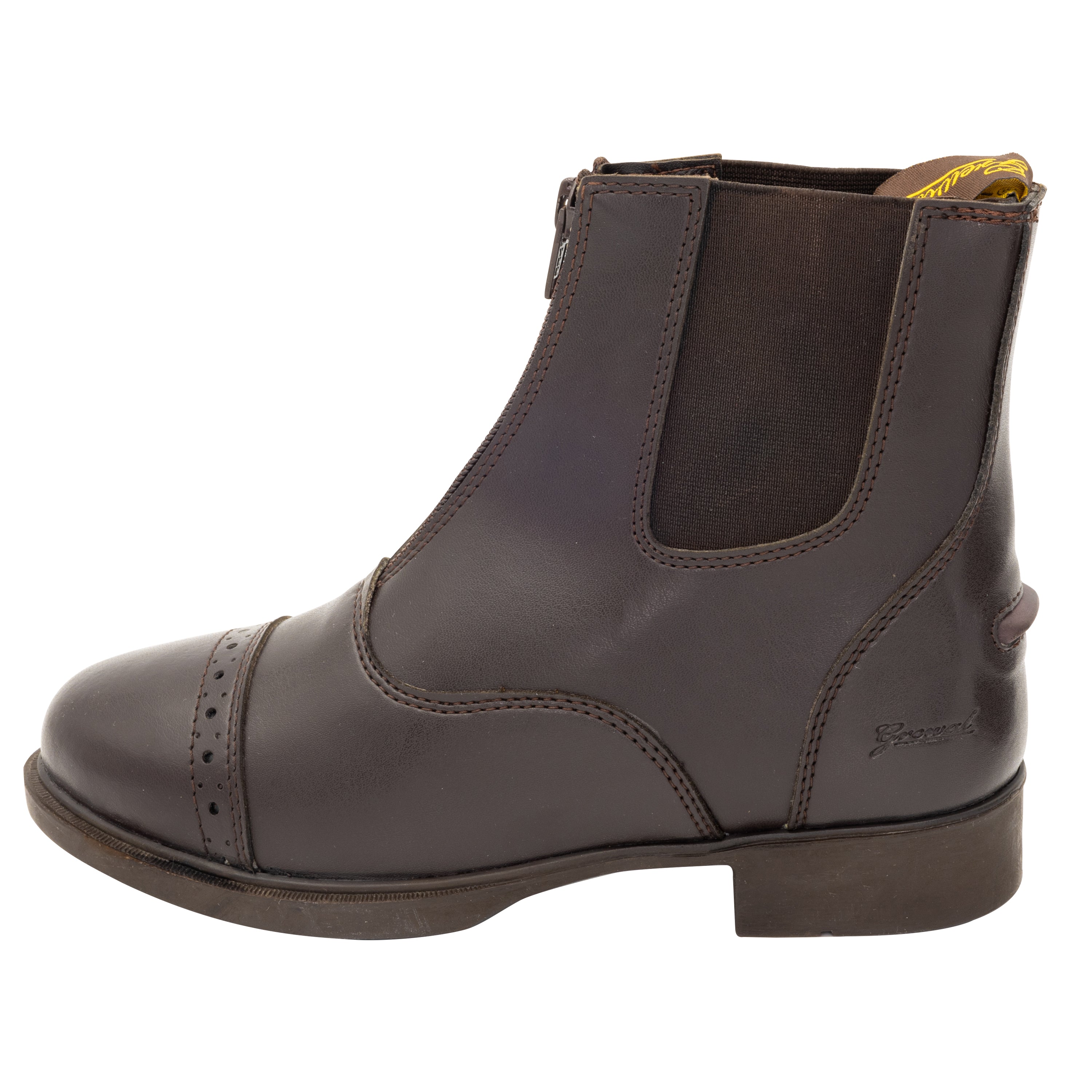 Kids' Zip Up Synthetic Paddock Boots
