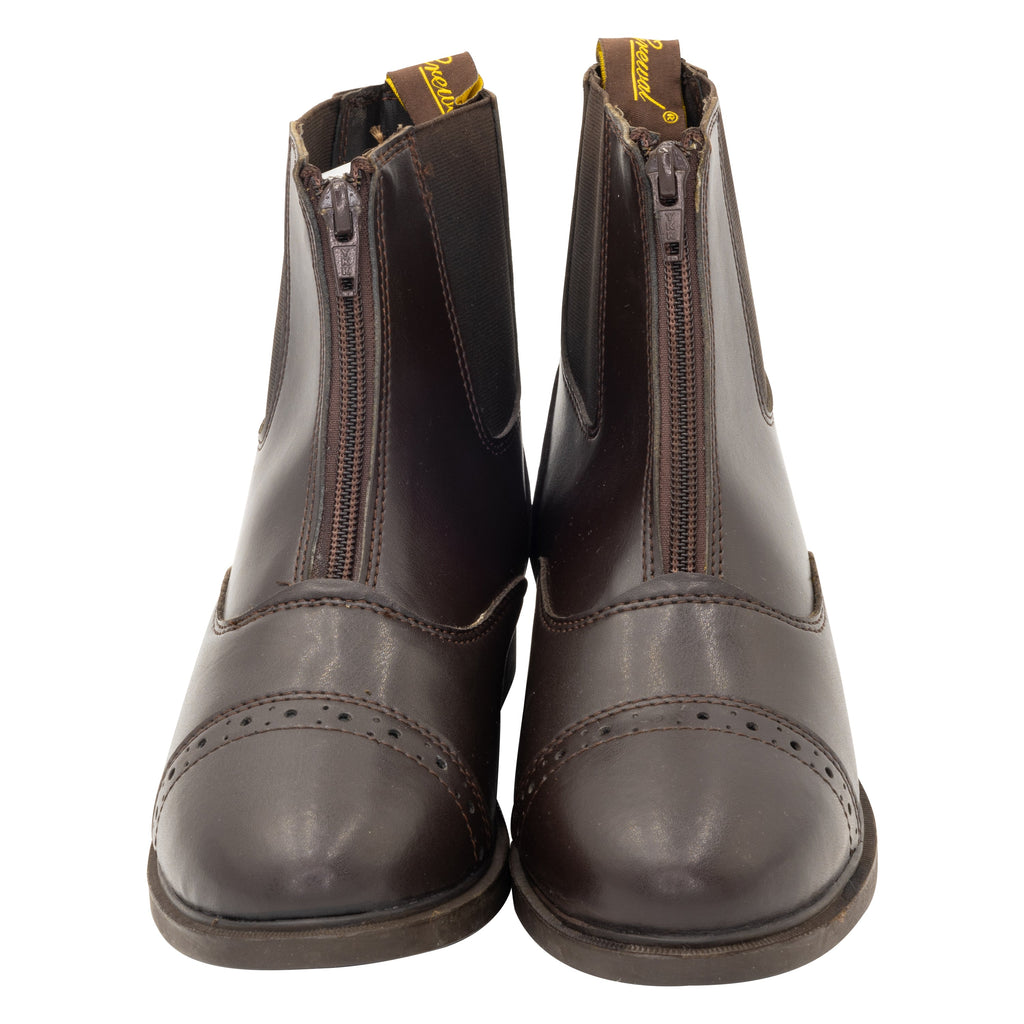 Kids' Zip Up Synthetic Paddock Boots