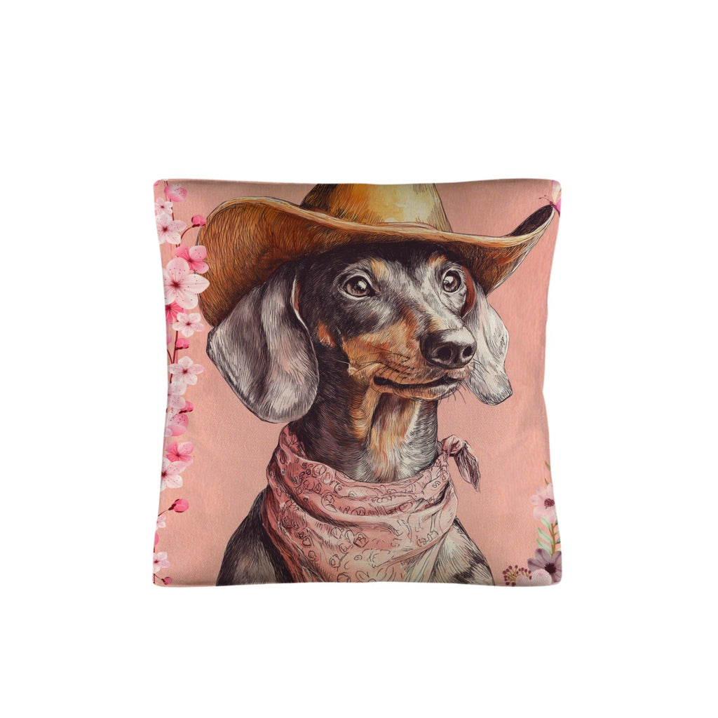 Danilo Painted Dachshund Pillow Case  Made in America