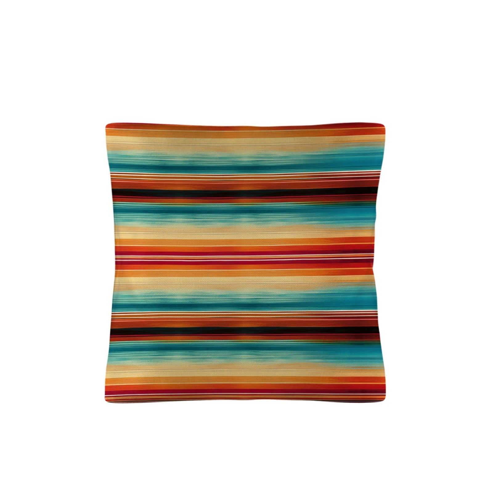 Colores De Mexico Southwest Serape Pillow Case 18x18" Made in America