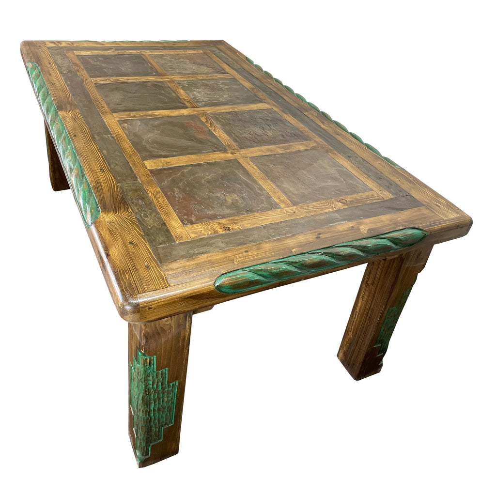Southwest 6' Dining Table and 6 Southwest Chairs